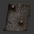 Wooden Stump Decorative Piece With Natural Bark Texture For Home Decor
