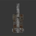 Industrial Steel Structure Equipment With Rustic Metal Brackets And Pipes