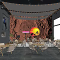 Camping Bar Modern Bar 3d model