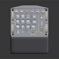 Industrial Control Panel With Multiple Buttons Adjustable Knobs And Control Interface