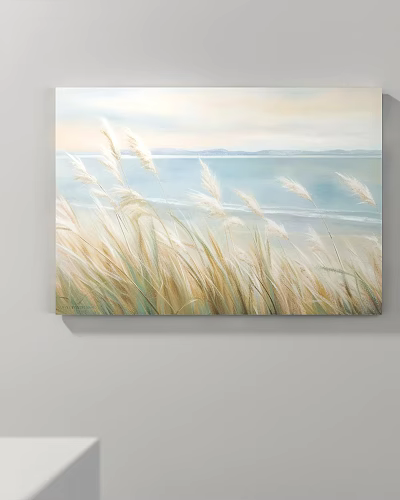 Modern plant painting decorative painting 3d model