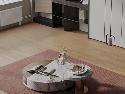 Modern coffee table model