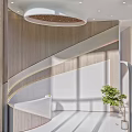 Modern Front Desk Minimalist Alien Front Desk 3d model