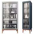 Modern Luxury Glass Display Chest Of Drawers for Storing Books Teaware And Home Decorations
