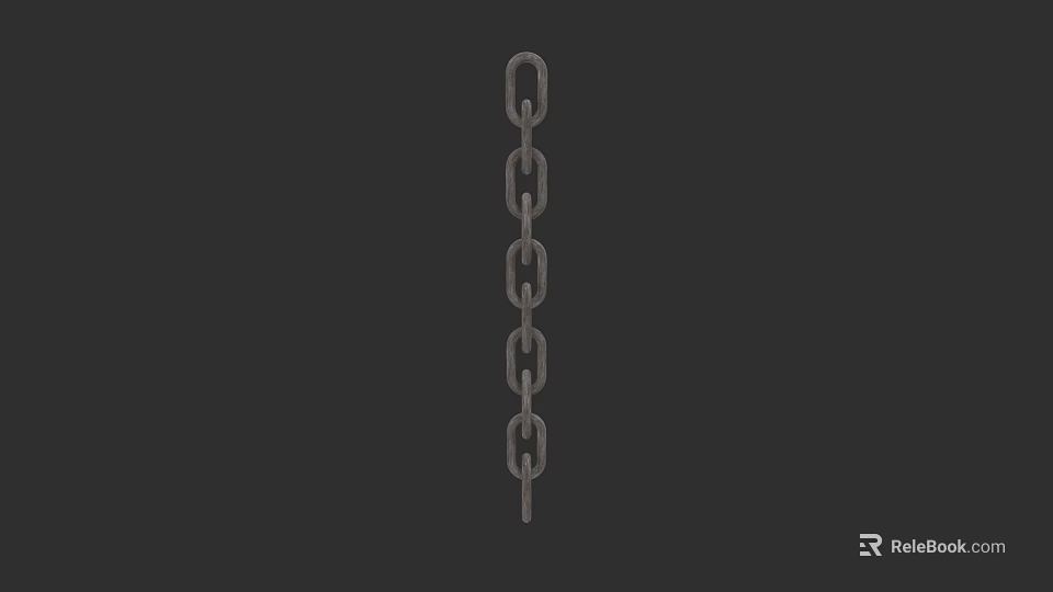 Durable Metal Chain For Industrial Hardware Tools Applications And Uses 3d model 
