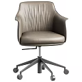 Modern Light Luxury Adjustable Leather Office Desk And Chair Set With Multiple Color Options
