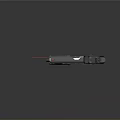 Tactical Handgun with Red Laser Sight Black Body Ergonomic Grip and Precision Aiming Features
