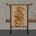 Screen partition 3d model