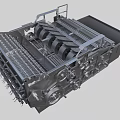 Agricultural Equipment With Stainless Steel Frame Multiple Rollers For Crop Processing