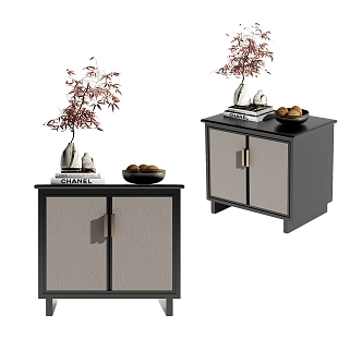 New Chinese Side Cabinet 3d model