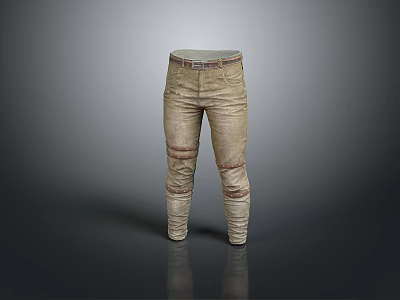 Trousers Men's Pants Women's Pants Clothes Realistic 3d model