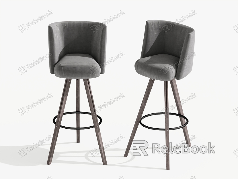 Modern Bar Chair Single Chair High Stool Bar Stool model