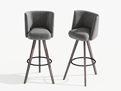 Modern Bar Chair Single Chair High Stool Bar Stool model