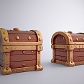 European Style Retro Other Sicks Retro Medieval Treasure Chest European Style Treasure Chest Retro Jewelry Chest Medieval Treasure Chest 3d model