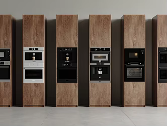 Middle Ancient Style Oven Embedded Oven Steaming Oven Steaming Box Microwave Oven Electric Cabinet Micro Steaming and Baking All-in-One Machine 3d model