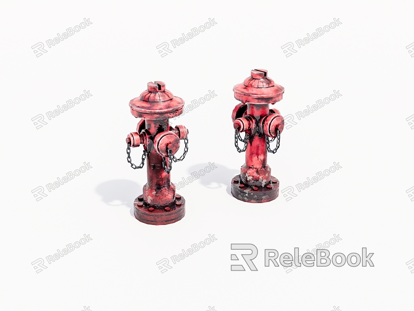 Old fire hydrant model