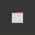 Kids Bed With White Frame Three Drawers Pink Mattress Pillow Unicorn Pattern