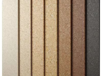 High Quality Colored Decorative Panels With Wood Grain And Textured Surfaces 3d model