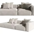 Modern Poliform Multiplayer Sofa 3d model