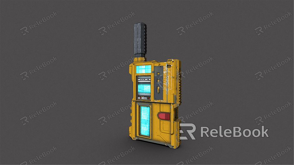 Industrial LOFT walkie talkie sci-fi walkie talkie model