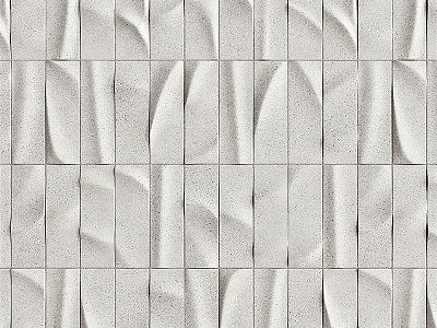 Modern background wall stone wall decorative wall 3d model