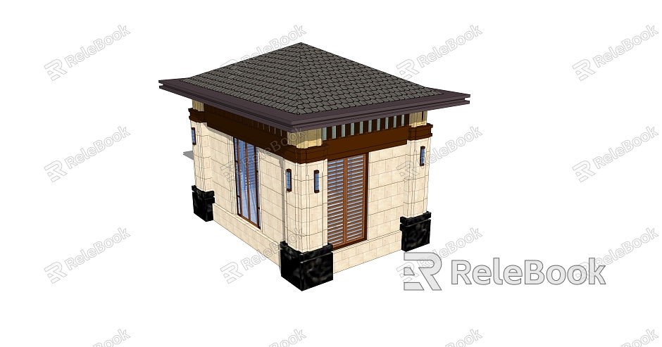 New Chinese Pavilion model