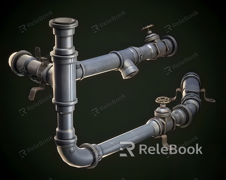 modern water pipe model