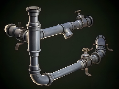 modern water pipe model