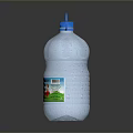 Viva Drinking Water In Large Transparent Plastic Bottle With Blue Cap For Household Use