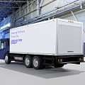 Airport Cargo Truck Box Vans 3d model