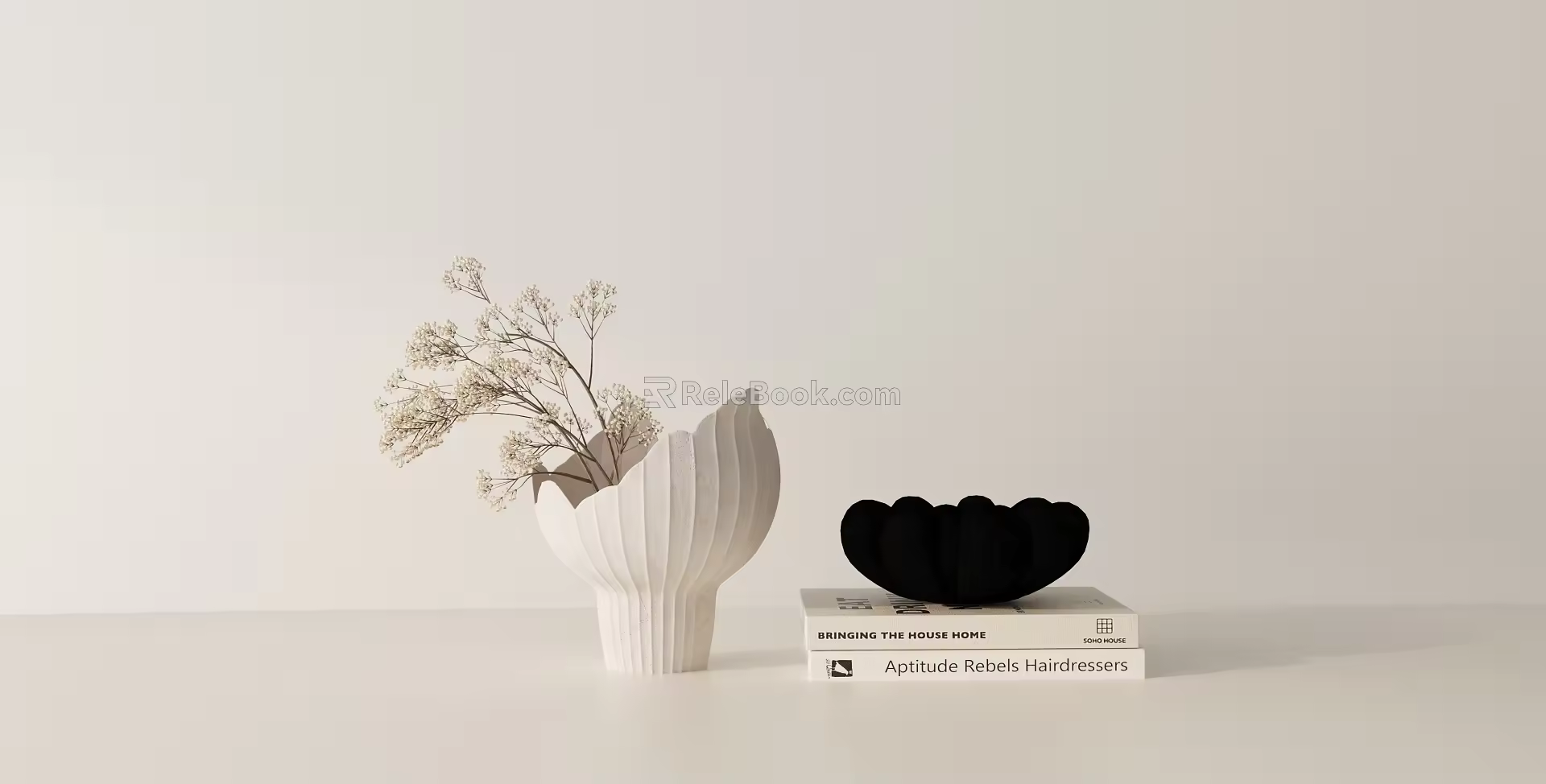 Modern ornaments combination 3d model