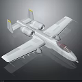 White Aerospace Vehicle Model With Wing Structure And Cockpit For Space Exploration