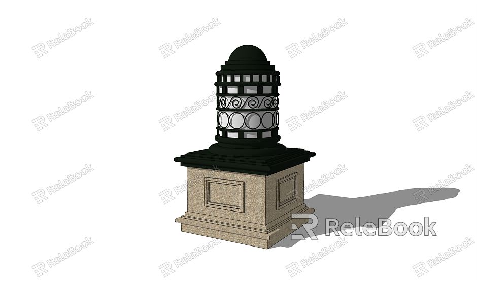 Modern lawn lamp landscape lamp low lamp lantern floor lamp garden lamp model