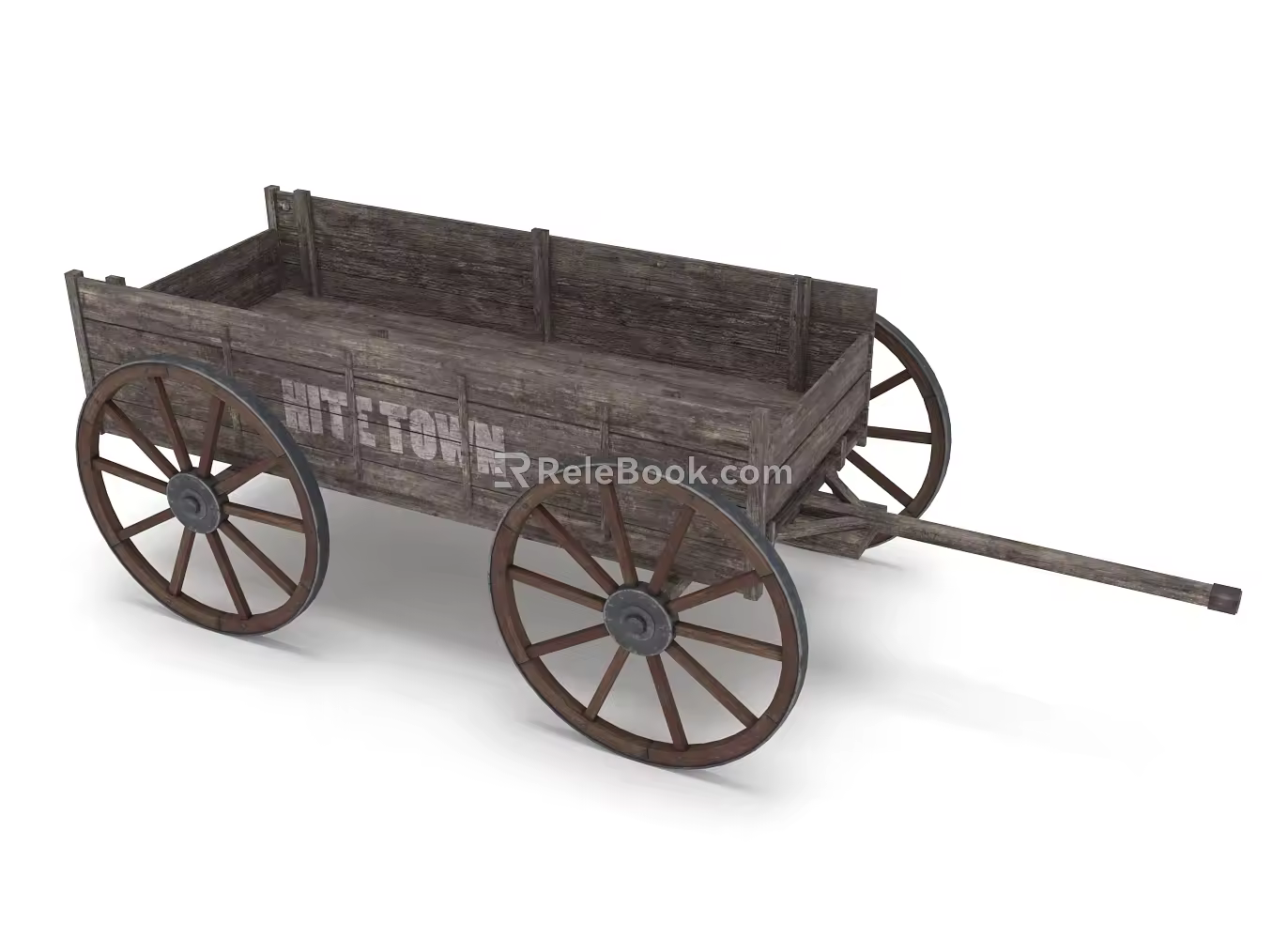 Modern carriage 3d model