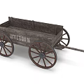 Modern carriage 3d model