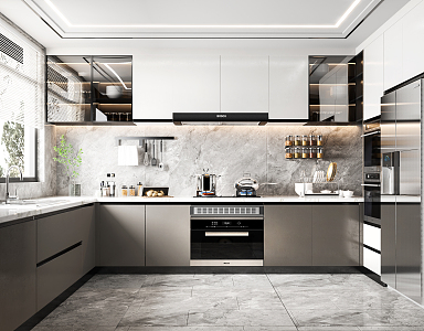 Modern Kitchen 3d model