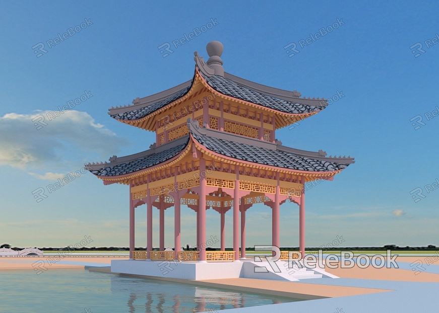 New Chinese Ancient Architecture model