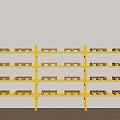 Modern Shelf Storage Rack Express Rack 3d model