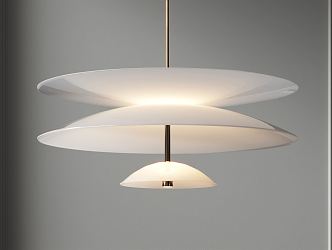 Modern chandelier 3d model