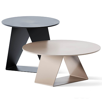 Modern side table small coffee table corner table 3d model