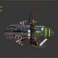 Science Fiction Firearms Next Generation Firearms Science Fiction Game Gun Game Firearms Game Gun Concept Gun Laser Gun 3d model