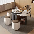 Small tea table 3d model