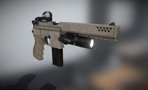 Gun 3d model