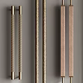 Modern door handle door handle combination 3d model