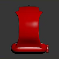 Modern Red Smartwatch With Digital Dial Display And Comfortable Silicone Strap