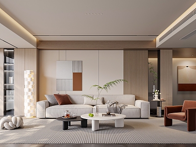 modern living room model