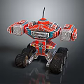 Mech Warrior Mech Soldier Machine Battlearm Mechanical Battlearm Machine Fighter Robot 3d model