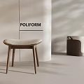POLIFORM Elegant Modern Furniture Design With Wooden Stool And Storage Ottoman