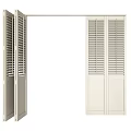 Folding shutter flat door 3d model