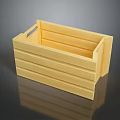 Wooden Storage Box with Handles for Home Organizing and Decorative Use